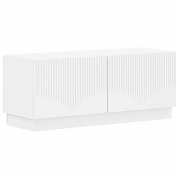 Mueble De Tv Blanco Madera De Ingeniería Vidaxl