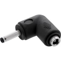 adaptador dc angulado 90 inline 12v 2a negro