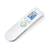 beurer ft 95 bluetooth termometro con sensor remoto blanco frente botones