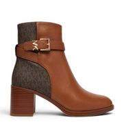 michael kors para mujer 40t6rcme6l botines de piel con tacon rachel marron 40 3 a 5cm cremallera casual clasico