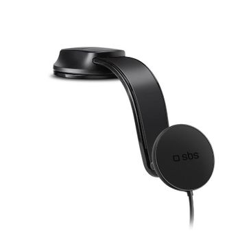 Cargador inalámbrico para auto SBS MagSafe 15W Negro