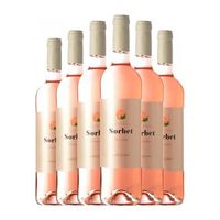 marti serda vino rosado sorbet rose penedes joven 75 cl 115 vol pack de 6 unidades