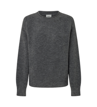 Pepe Jeans para mujer. PL702192 Jersey Irma Crew gris (S), Casual, Acrílico