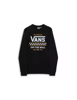 Sudadera Vans Stackton Crew Hombre Black