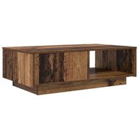 mesa de centro 95x55x31 cm madera - marron