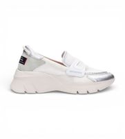hispanitas para mujer hv254001 zapatillas habana plata 39 piel blanco 3 a 5cm ninguno casual