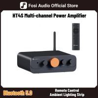 amplificador de sonido para el hogar fosi audio ht4s bluetooth 41 amplificador de altavoces para exteriores mini amplificador de escritorio de 4 canales amplificador de bajos para altavoces