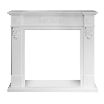 Marco de chimenea truman white wood 121 x 38 x 108
