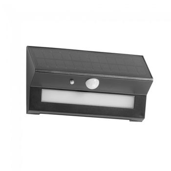 Aplique led solar con sensor tona ii (6w)