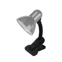 flexos yezco 1xe27 plata fijacion cpinza flexible orientable 26x115x12 cm