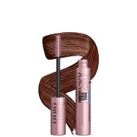 maybelline brown mascara lash sensational sky high volumizing  thickening eyelash lengthening brown