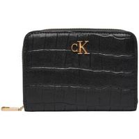 calvin klein jeans cartera ck croc medium flap zip around lv04f1095g para mujer