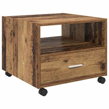 Mesa De Café Madera Vieja 55 X 55 X 45 Cm Madera Contrachapada