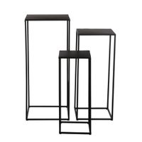 mesa auxiliar quinty negro  h70xb30xl30cm