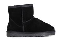 botin de mujer con pelo sintetico black