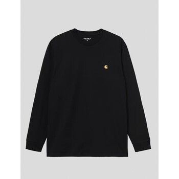 Carhartt Camiseta manga larga CAMISETA CHASE LS TEE BLACK para hombre