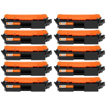 Pccom Essential HP CF217A Tóner Compatible Negro Pack 10