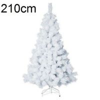 pino blanco de navidad  210 cm arbol blanco clasico navideno