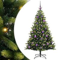 arbol de navidad  decoraciones de navidad artificial articulado 150 leds verde 150 cm