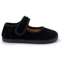pisamonas pantuflas merceditas barefoot terciopelo tira adherente para nina