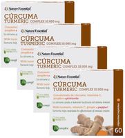 nature essential curcuma complex 10000mg 4x60 capsulas vegetales