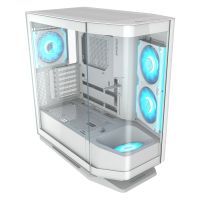 torre cougar fv270 rgb cristal templado curvado atxeatx420mm gpupanel usb-c blanco