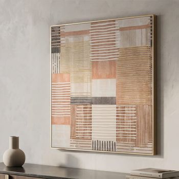 Cuadro sobre lienzo con marco 60x3x60 cm