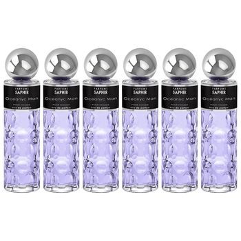 Pack De 6 Eau De Parfum Hombre Saphir Oceanyc 200 Ml