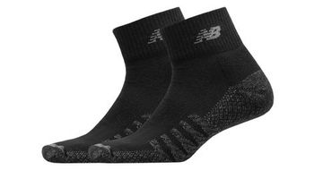 Calcetines new balance coolmax quarter socks  2 pares  negro