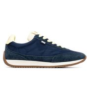 xti para mujer 14520901-navy zapatillas 145209 marino 36 tela plano cordones casual