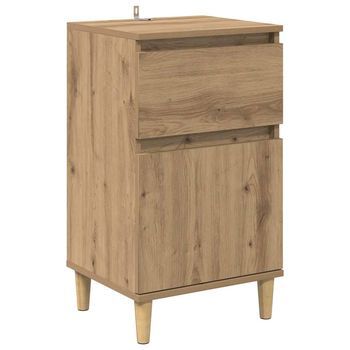 Mesita De Noche 40x35x39 Cm Madera - Marrón