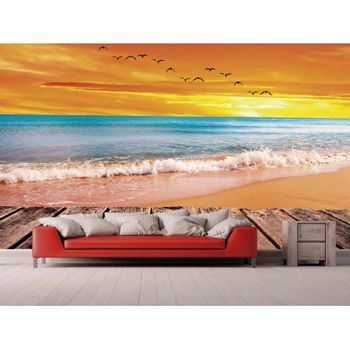 Fotomural Vinilo Flores Rosas 350 X 250 Cm