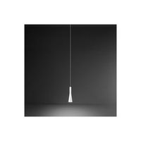 lampara colgante led cone blanca 7w 3000k perenz
