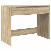 escritorio  mesa de trabajo roble sonoma 100 x 50 x 78 cm madera de ingenieria