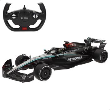 RASTAR - Coche teledirigido Mercedes AMG W15 E Performance 2024, escala 1:12, réplica oficial, mando RC 2.4 GHz, juguete colección, acabados de calidad, ideal para coleccionistas, fans F1, coche