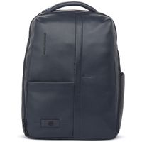 piquadro mochila blu zaino in pelle para mujer