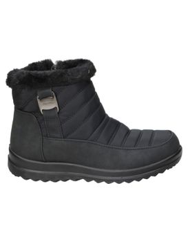 Botines Planos Treintas L4465 Negros Para Mujer 36