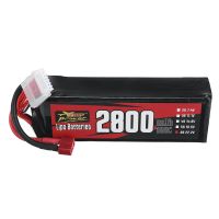 bateria zop power 222v 2800mah 100c 6s lipo con conector t para coche rc