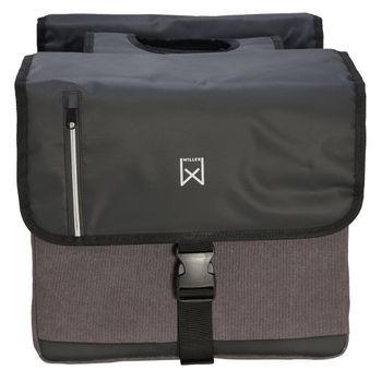 Bolso Doble De Ejecutivo Negro Y Gris 30 L Willex