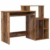 escritorio  mesa de trabajo con cajon madera envejecida 1205 x 44 x 885 cm