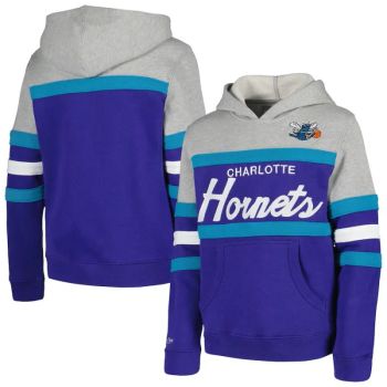 Sudadera Charlotte Hornets Head Coach Hoody Junior Mitchell and Ness