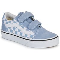 vans zapatillas uy old skool v color theory checkerboard dusty blue para nina