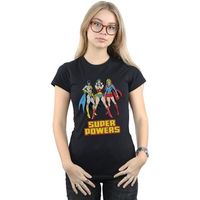 dc comics camiseta super power para mujer