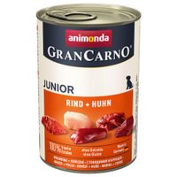 animonda grancarno original junior 6 x 400g - beef  chicken