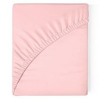 caja de 14 unidades sabanas bajeras microfibra ajustablestacto suave resistentes calidad premium somnihome color rosa  cama 150 cm