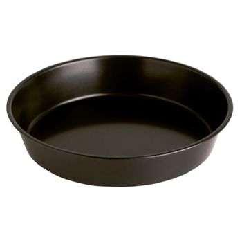 Molde tarta hondo acero negro 24x3 cm