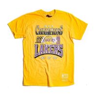 camiseta lakers 3x champions - mitchell  ness