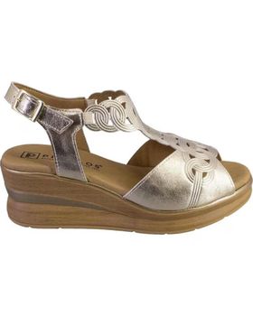 de PITILLOS 10350 SANDALIAS DE MUJER PIEL ORO