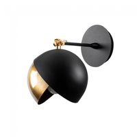 aplique de pared harvey 20 negrooro