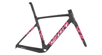 Kit cuadro gravel scott addict gravel rc hmx negro rosa 2026